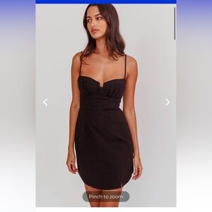 Selfie Leslie Black Mini Dress